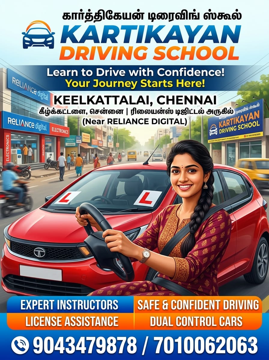 Learn to drive with confidence poster with a smiling woman at the wheel